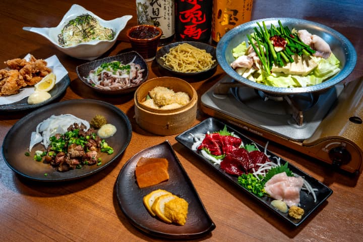 【2時間飲み放題付き】お鍋が選べる！九州満喫霧島コース　¥5,000（税込）